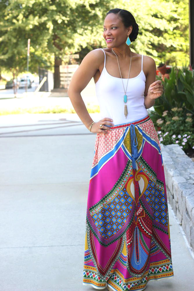 Aztec Maxi Skirts from The Mint Julep Boutique - StushiGal Style